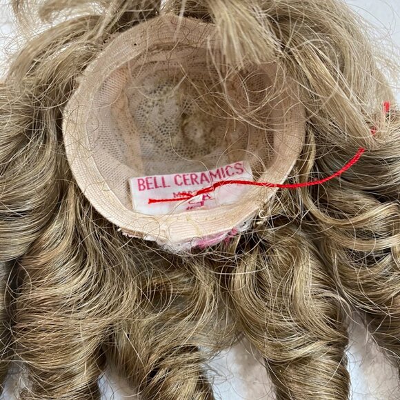 Vintage Lot of 2 Doll Wigs Bell Ceramics Julia Long Curls + unmarked Ringlets - Picture 3 of 6